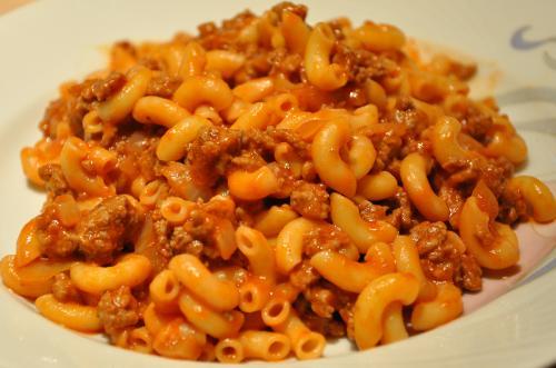 Macaroni à la viande